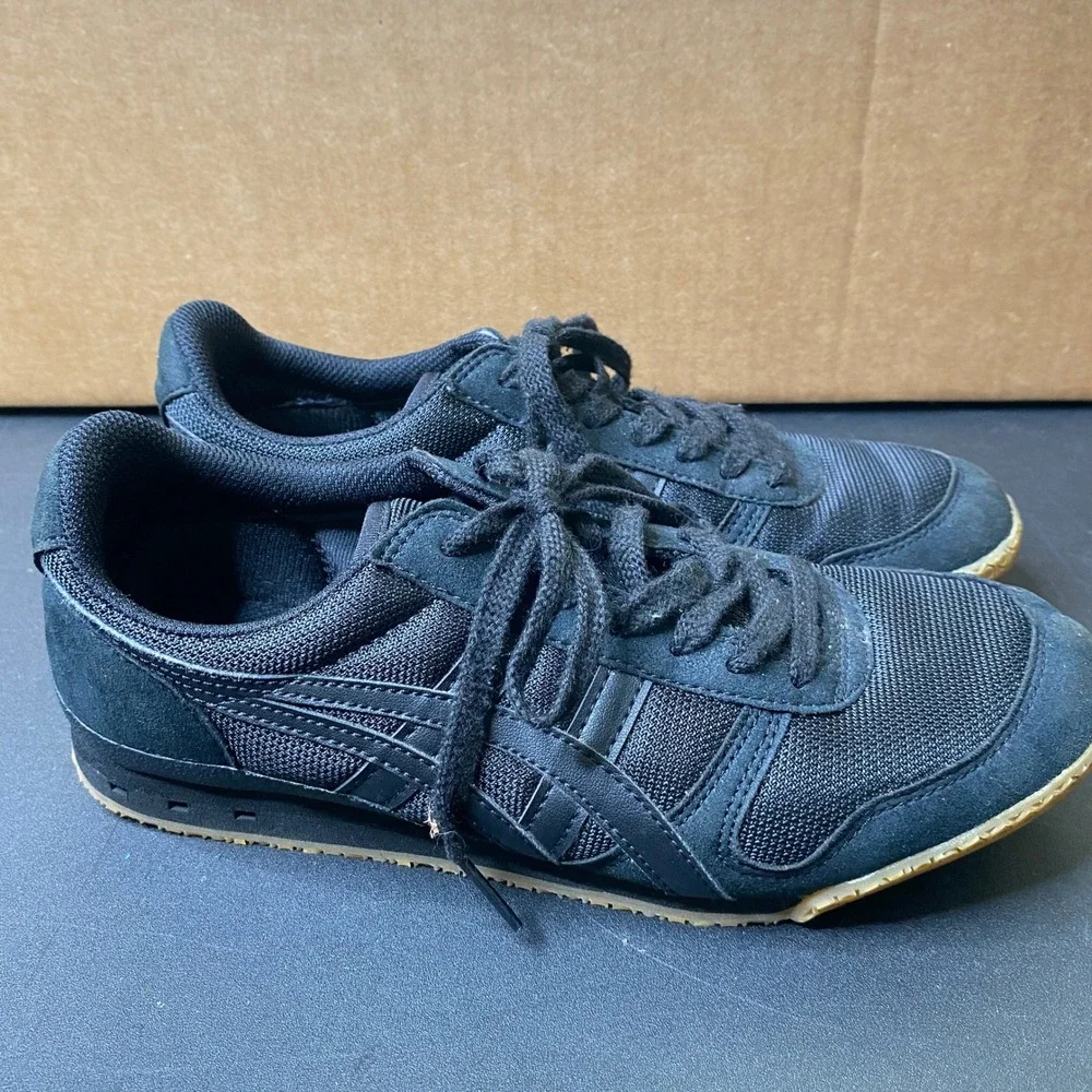 Onitsuka Tiger Ultimate 81 Black Gum Sneakers Mens 7 Womens 8.5 F480421
